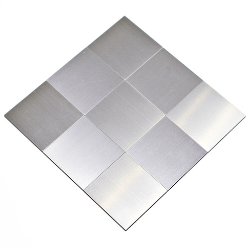 점착식 알미늄 메탈타일 바둑사각100mm (HMT99302)