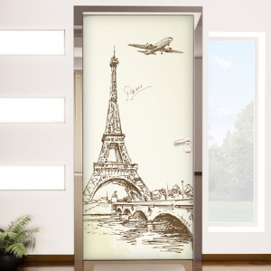 그래픽스티커(gm-io228)-에펠탑과세느강